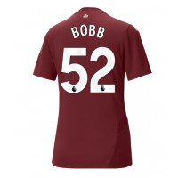 Camiseta Manchester City Oscar Bobb #52 Tercera Equipación para mujer 2024-25 manga corta